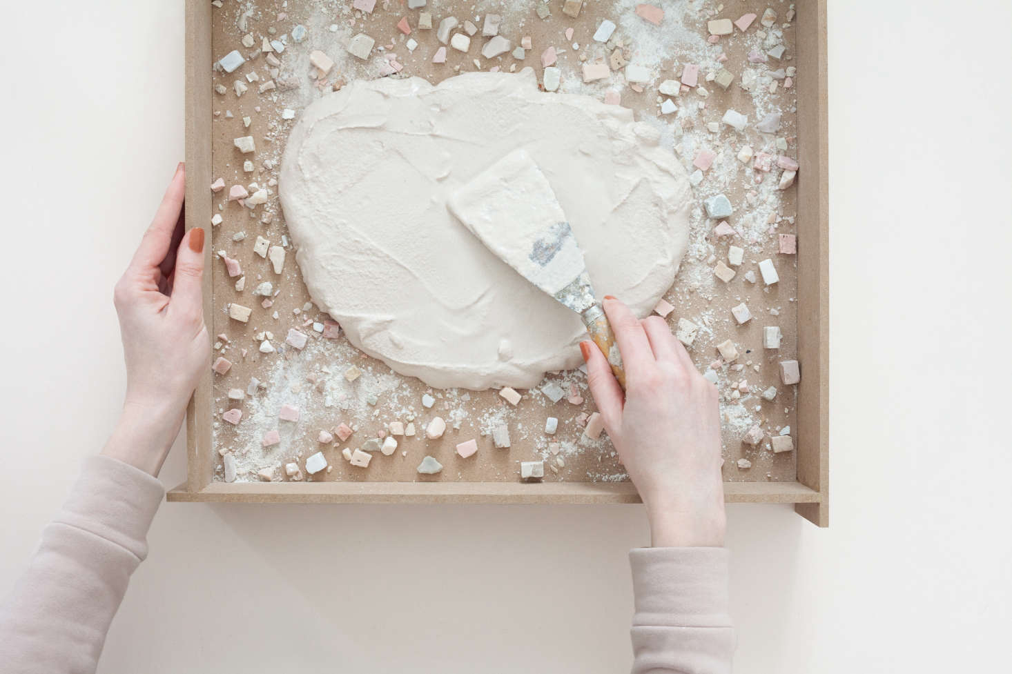 diy terrazzo table 